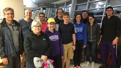Father Michael Bechard heads to Saskatchewan with students