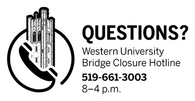 Bridge Closure Hotline graphic