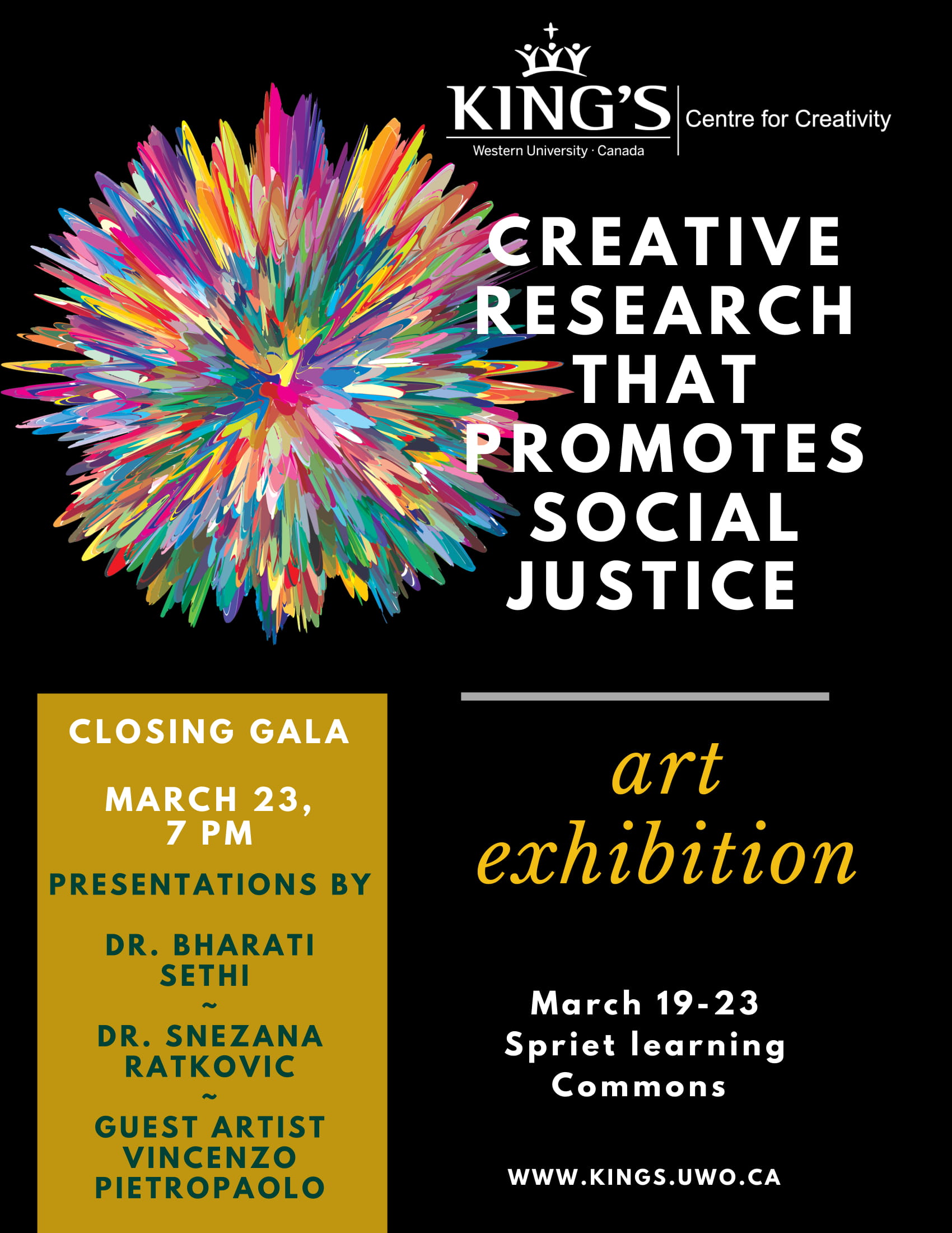 Creative Research That Promotes Social Justice: art exhibition