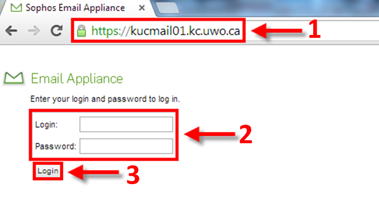 (image: Log into Sophos)