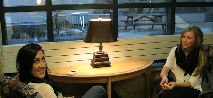 Image: Fireplace Reading Lounge