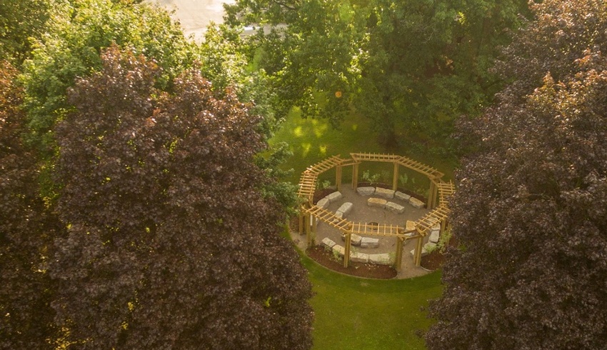 Reflection Circle at King's dedicated to use by the community