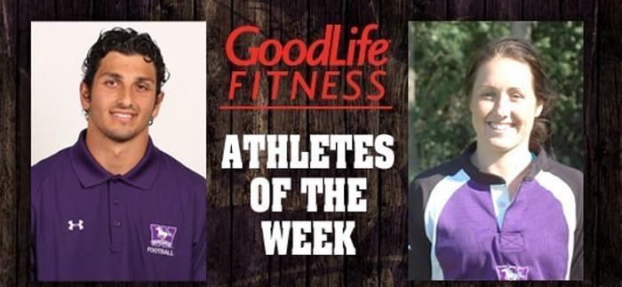 King's students Lori Josephson and Garret Sanvido named Western Mustangs Goodlife Fitness Athletes of the Week