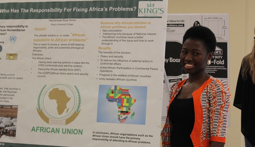 Fourth-year SJPS students take part in year-end research Symposium