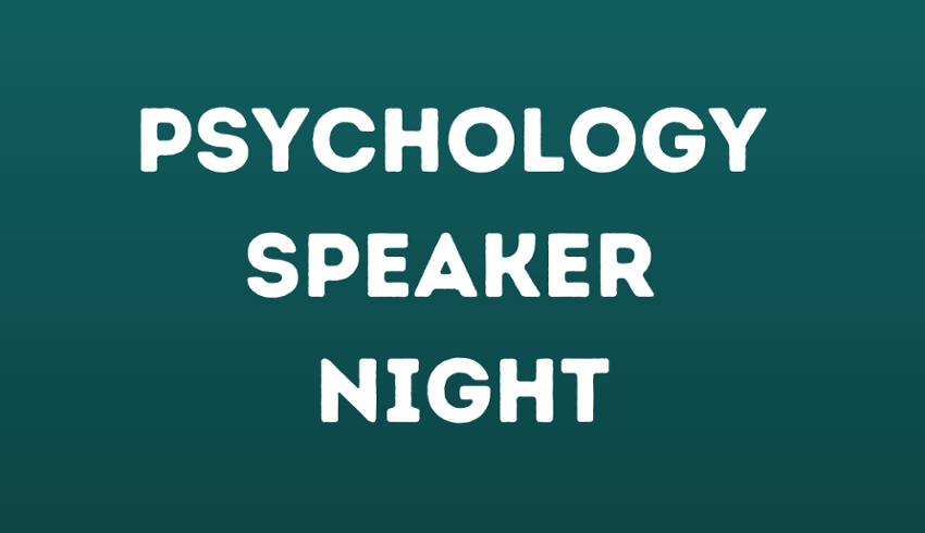 Psychology Speaker Night with Dr. Jessica Grahn