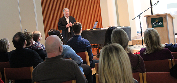 Secondary principals and counsellors gather at King's for Christmas lecture and luncheon
