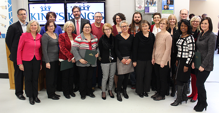 King's Service Award Recognition