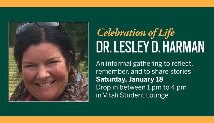 Celebration of Life: Dr. Lesley D. Harman