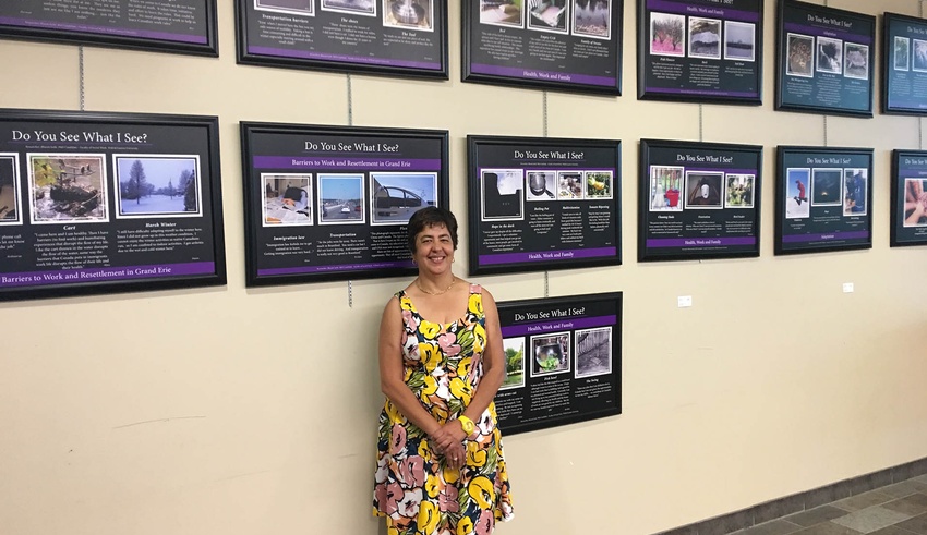 Social Work Professor's research on display at London Public Library