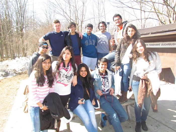 King's International visits Fanshawe Sugar Bush