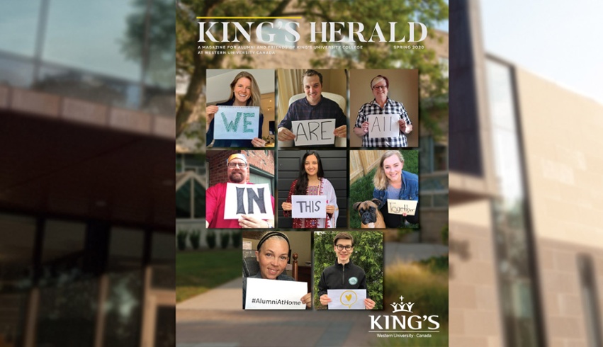New issue of King's Herald discusses College's response to COVID-19