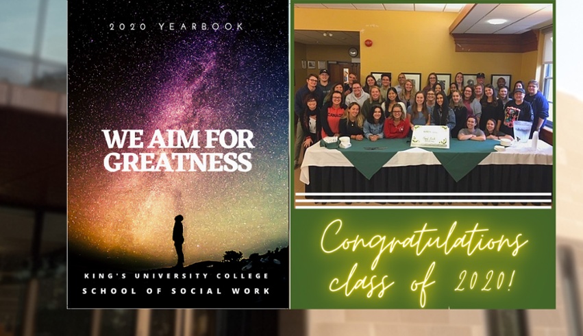 King's students create Bachelor of Social Work Yearbook