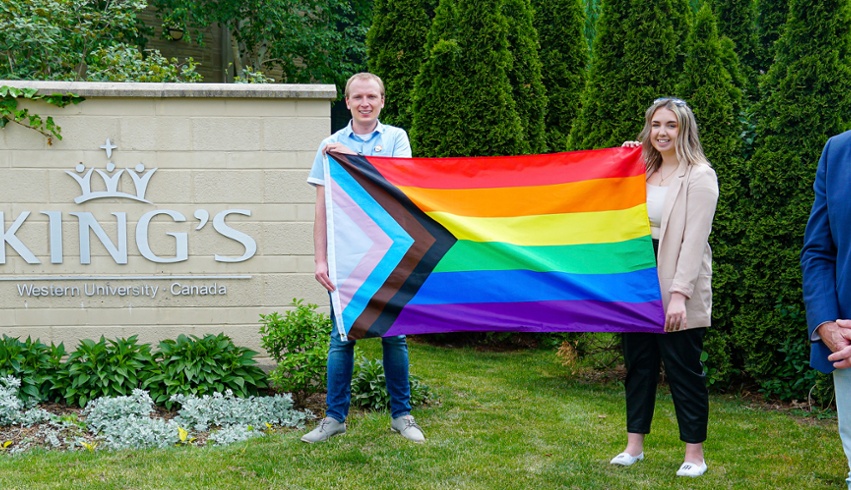 King's to raise Progress Pride flag