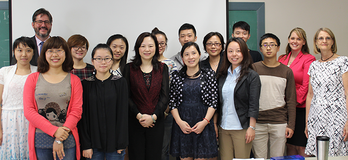 Chongqing Technology and Business University delegates visit King's campus