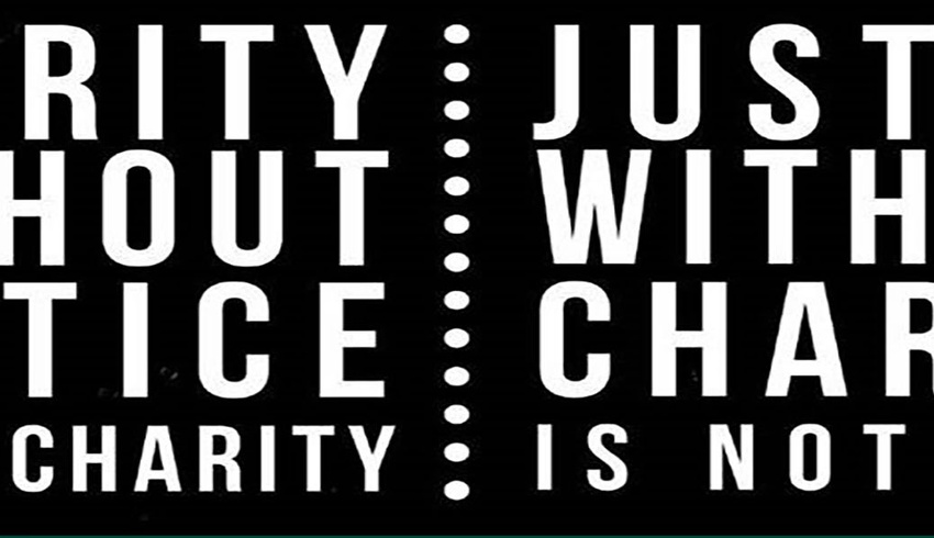 What do charity and justice mean?