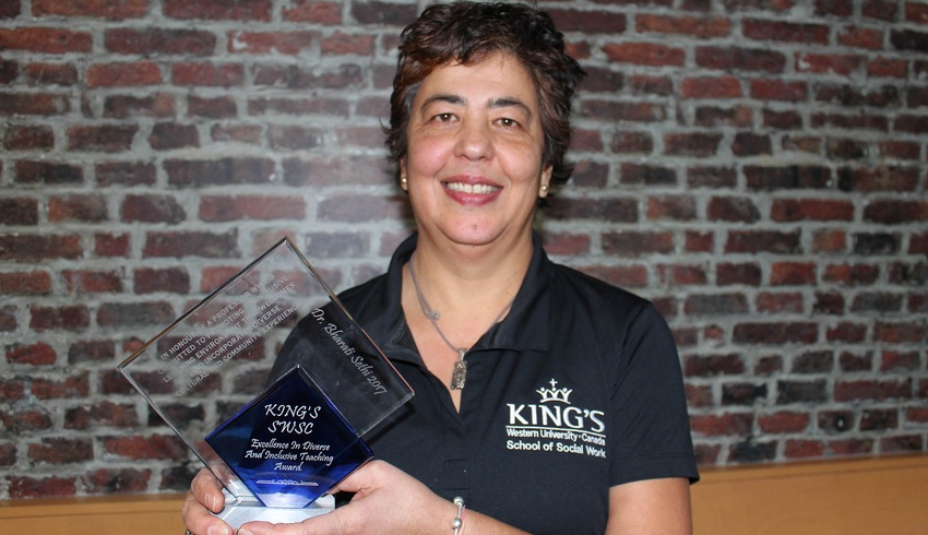 Dr. Bharati Sethi Receives Social Work Teaching award