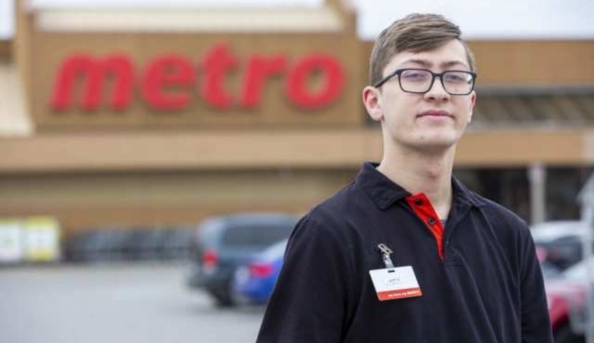 King's Finance student working front lines supplying groceries while finishing second year