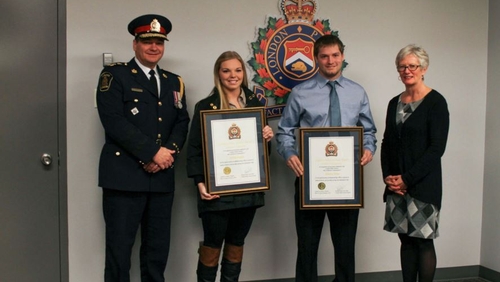 Students awarded for saving a life on HOCO