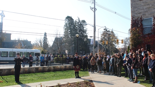 Remembrance Day services at King's