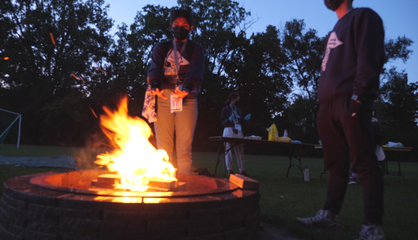Mid Autumn Festival Bonfire