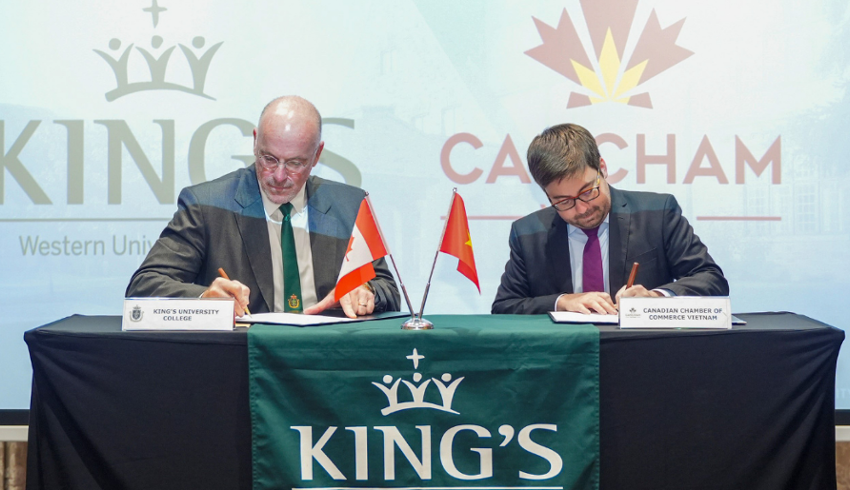 King's Signs Important MOU with Canadian Chamber of Commerce Vietnam
