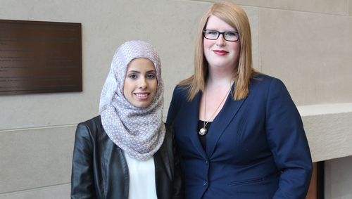 Two SJPS students attending the National Leadership Forum