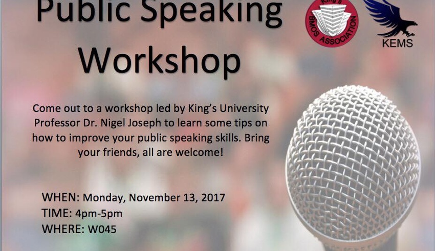 BMOS Public Speaking Workshop