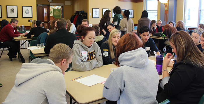 Development and Peace Group workshop for high school students