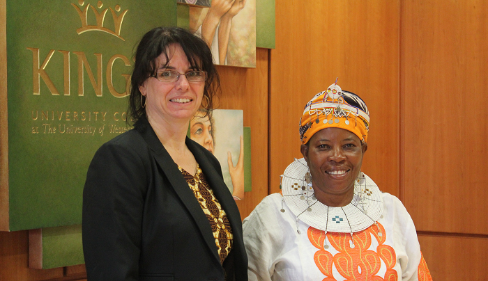 Maimuna Kanyamala speaks at King's