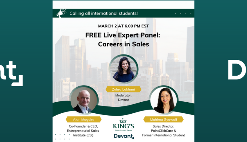 Live Expert Panel: Careers in Sales for International Students