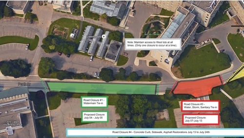 Traffic Advisory: Road closure on Western Campus