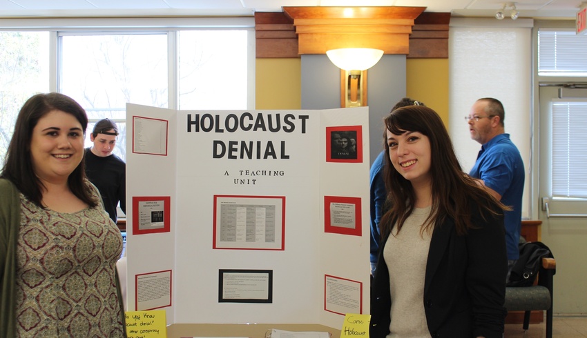 History students research and debunk conspiracy theories