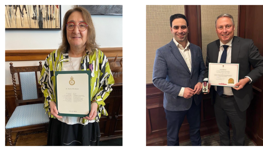 Two members of King's community recognized with King Charles III Coronation Medal