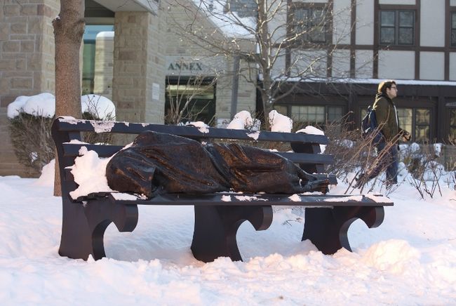 Homeless Jesus art should make us think