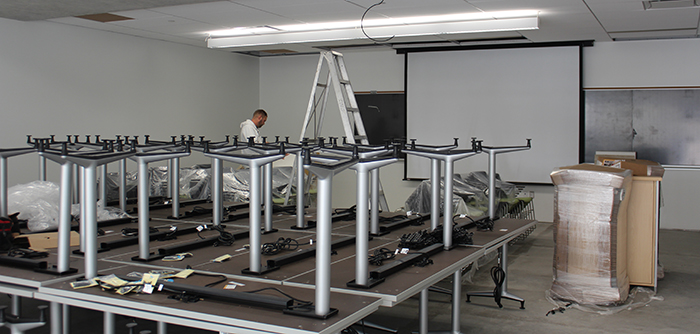 Classrooms set to open in the Darryl J. King Student Life Centre on Monday