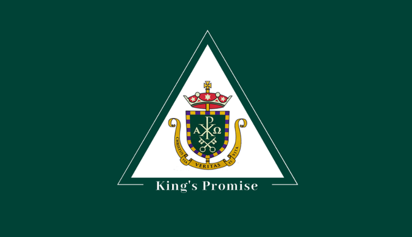 The King's Promise helps students reach their goals